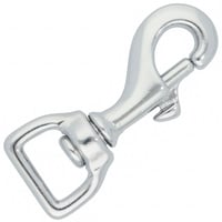 Chrome Plated Snap Hook 75 mm - ⧄ 20 mm