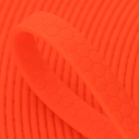 HEXA Sangle Enduite PVC 'Orange Néon' 10 mm