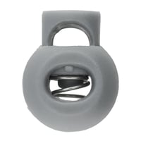 Gris 15 x 19 mm Fermeture De Cordon Rond 