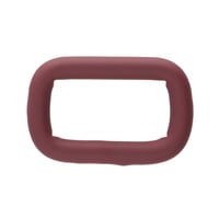 Maroon Silikon 20 x 4 mm Quadratischer Ring aus Edelstahl