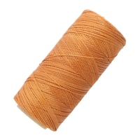 Caramel Marron #498 - 0.5 mm - Cordon en polyester ciré Linhasita (PE-2)