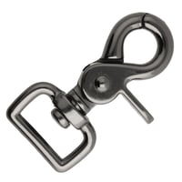 Swivel eye Clip Carabiner Gun Metal 60 mm - ⧄ 20 mm