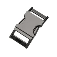 Metal Side Release Schnalle - Gun Metal (20 mm)