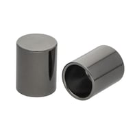 Gun Metal 10 x 15 mm Embouts De Cordon Premium