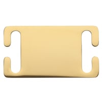 Acier inoxydable - Badge D'identification 'Or' - 45 mm