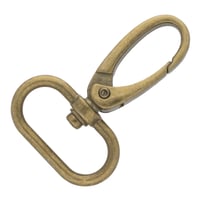 Antique brass Snap Hook 47 mm - ⧄ 25 mm