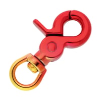 Swivel eye Clip Carabiner 'Red & Yellow' 60 mm