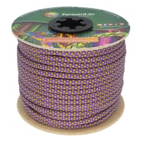 Deep Lila & Vintage Gold Diamonds Paracord 550 Type III - 30 m