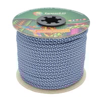 Indigo & Pastel Blue Diamonds Paracord 550 Type III - 30 m