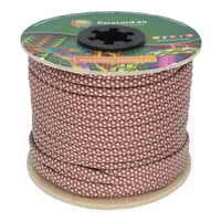 Hazelnut Brown & Pastel Pink Diamonds Paracord 550 Type III - 30 m