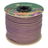 Deep Purple & Vintage Gold Stripes Paracord 550 Type III - 30 m