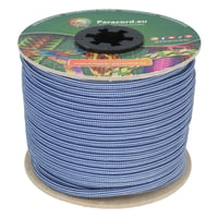 Indigo & Pastel Blau Stripes Paracord 550 Type III - 30 m