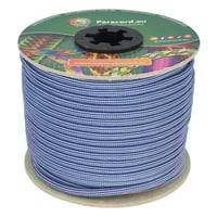 Indigo & Pastel Blue Stripes Paracord 550 Type III - 30 m