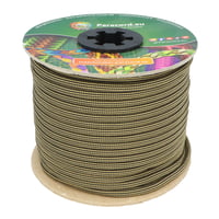 Black & Gold Stripes Paracord 550 Type III - 30 m