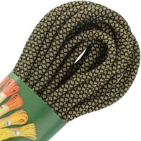 Black & Gold Diamonds Paracord 550 Type III - ca. 10 m