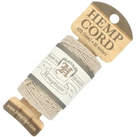 Natural - 1mm - Hemp Rope by Hemptique (30 meter)