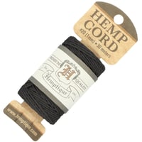 Black - 1mm - Hemp Rope by Hemptique (30 meter)