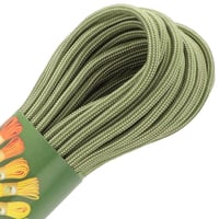 Fern Green & Cafè Latte Stripes Paracord 550 Type III - ca. 10 m