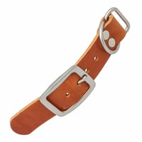Cognac - 25 mm Toscana Leather Adapter With Rivets