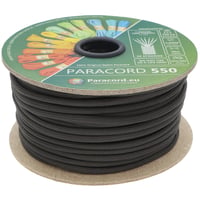 Blackish Grey Paracord 550 Type III - 30 m