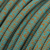 Bleu & Cuivre - Fusion - Laisse pour Chien en Corde - Ø 10mm (Nylon)