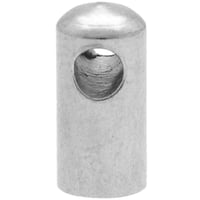 4 mm Rostfreier Stahl Endkappe mit Loch