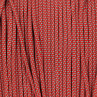 Super Reflectable Diamonds & Poppy Red Paracord 550 Type III