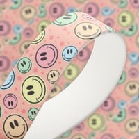 Happy Smiley BioThane ‘BETA’ ® UV-gedruckt 16 mm - 2,5 mm pro Meter