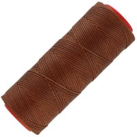 Cognac Brown Movi (Politer) Waxed Polyester Cord 1 mm - 100 Meter