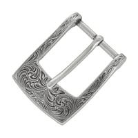 Austin Engraved Buckle Antique Silver 25mm
