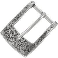 Austin Engraved Buckle Antique Silver 32mm