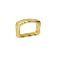 Nickelé 16 x 10 mm Passant de ceinture 