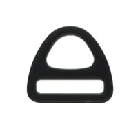 Schwarz 20 x 3 mm Gurtzeug Dreieck D-Ring