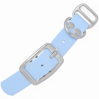 Polar Blau - 25 mm Biothane Adapter Mit Nieten