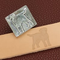 "Labrador Retriever" 3D Stamp 29 mm x 27 mm