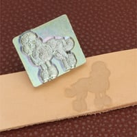 "Poodle" 3D Stamp 29 mm x 27 mm
