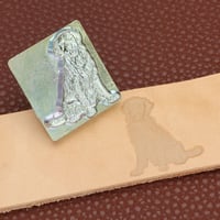 "Golden Retriever" 3D Stamp 29 mm x 27 mm