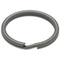 Gun Metal 20 x 2 mm Porte-Clés Fendu