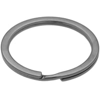 Gun Metal 30 x 3 mm Key Split ring 