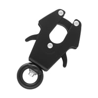 Black Quick Release Snap Hook 71 mm - Ø 6 mm