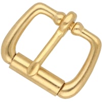 Brass 38 x 4.5 mm Roller Belt Buckle