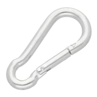Zinc Plated Carabiner 40 x 4 mm