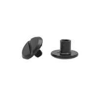 Chicago Screw Black 4 x 4 mm