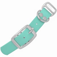 Dusty Turquoise - 25 mm Biothane Adapter With Rivets