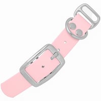 Dusty Light Pink - 25 mm Biothane Adapter With Rivets