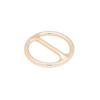 Luxe Stop/bar O-ring Light Gold 15 x 3 mm