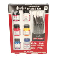 Basics Kit - Angelus Acrylic Leather Paint + Accessories