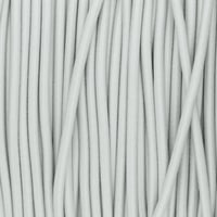 Silver - Elastic Cord 2.5 mm