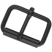 Roll-Gürtelschnalle Schwarz 26 x 3 mm