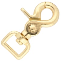 Swivel eye Clip Carabiner Gold 60 mm - ⧄ 16 mm